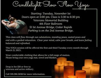 Search fb candlelight slow flow yoga 2022