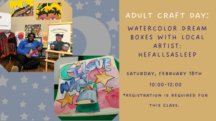 Adult Craft Day: Watercolor Dream Boxes with Hefallsasleep