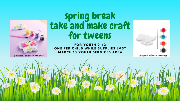 Spring Break Take and Make Craft for Tweens