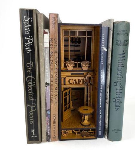 Lighted Cafe Book Nook Craft