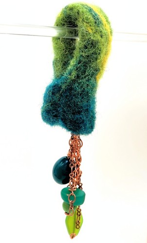 Felting with Victor:  Fringed Pendant