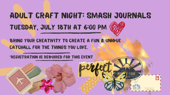 Adult Craft Night: Smash Journals