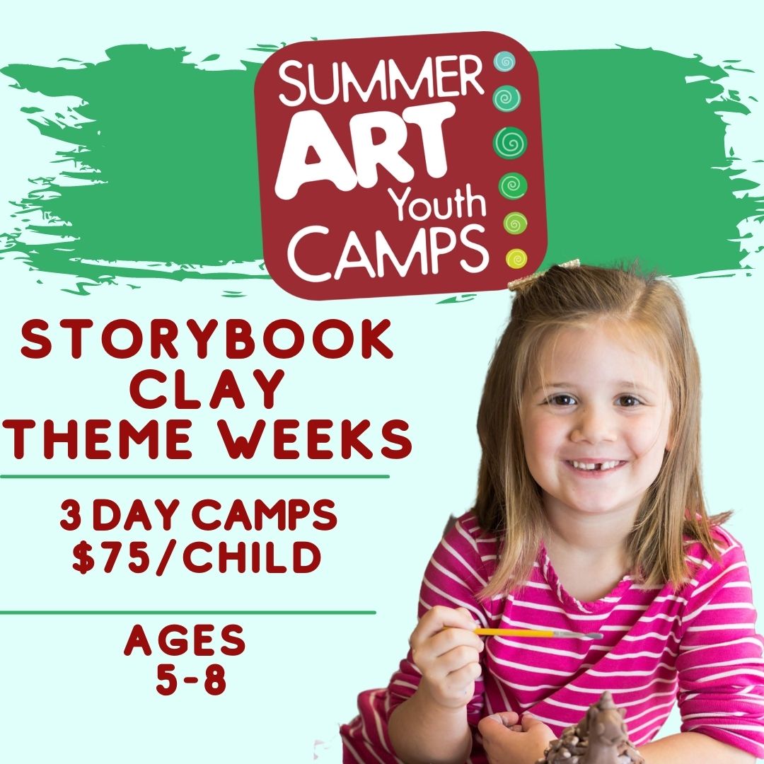 Iowa Ceramics Center & Glass Studio 3 Day Clay Summer Camp