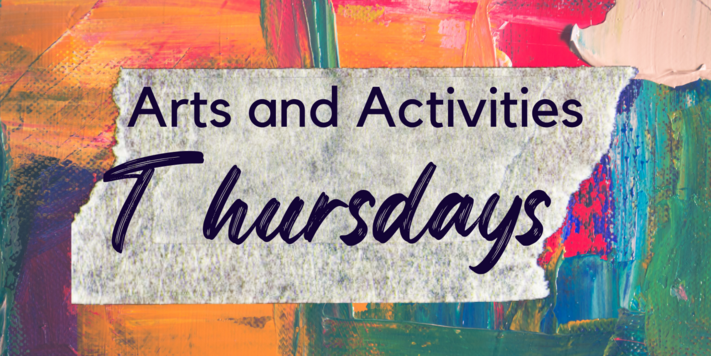 Tambourine Craft- Arts and Activities Thursdays