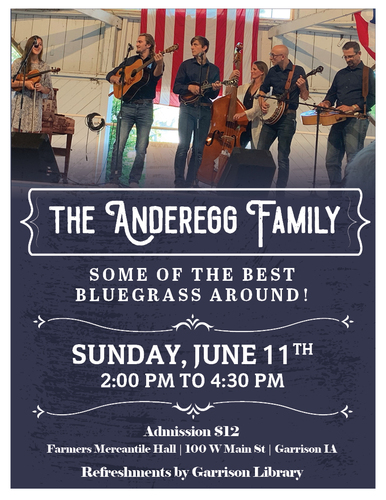 The Anderegg Family ~ Bluegrass in Garrison!