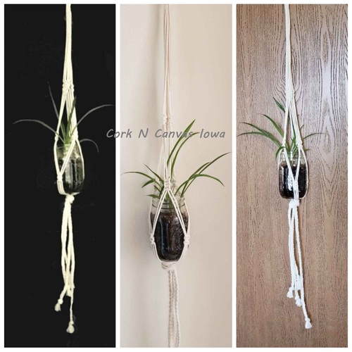 July 17 - Textile TapHaus -Macrame With Spider Plant- Cork N Canvas Iowa