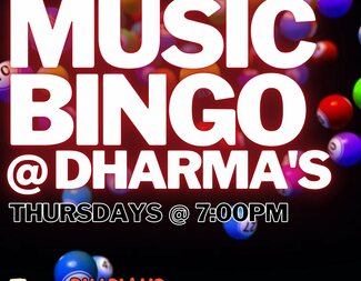 Music Bingo @ Dharma's in Troy Mills with Think & Drink Entertainment (Thursdays @ 7pm)