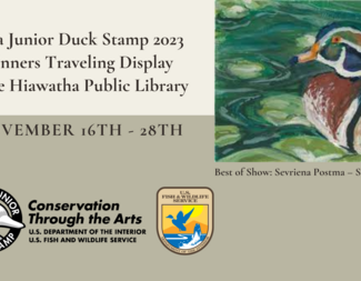 Search iowa junior duck stamp 2023 winners traveling display  1 