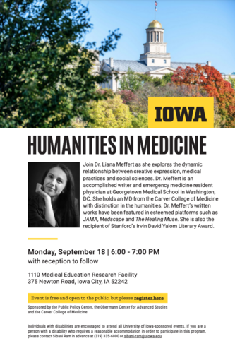 Iowa Humanities in Medicine Celebration