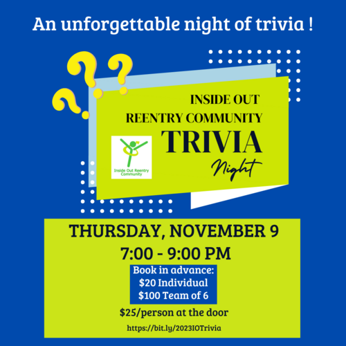 2023 Inside Out Trivia Night Fundraiser