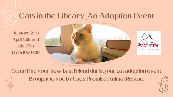 Cats in the Library: An Adoption Event