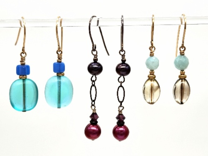 Make 3 Pairs of Earrings: Intro to Wirework through Kirkwood