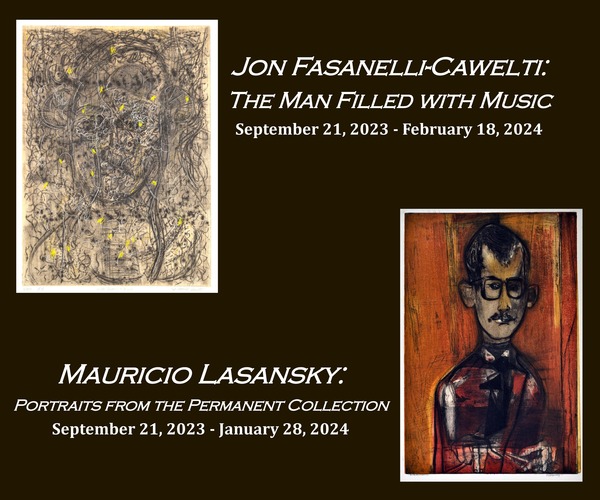 Opening Reception for Jon Fasanelli-Cawelti and Mauricio Lasansky Exhibitions
