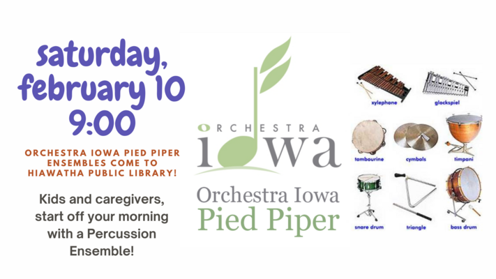 Pied Piper Concert-Percussion Instruments