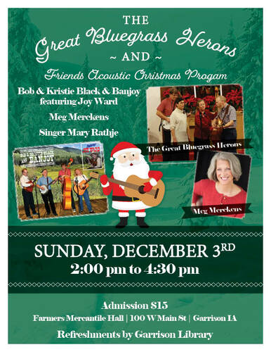 The Great Bluegrass Herons & Friends Acoustic Christmas Program!