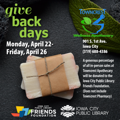 Towncrest Wellness Apothecary Give Back Days 