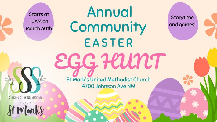 St Marks UMC Annual Community Easter Egg Hunt