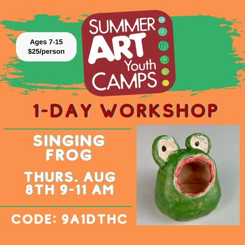 Clay Workshop Singing Frog