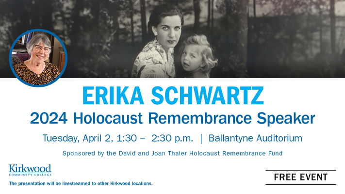 Holocaust Remembrance Lecture with Erika Schwartz