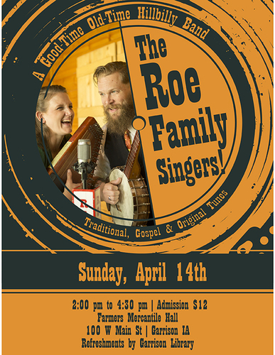 The Roe Family Singers in Garrison!