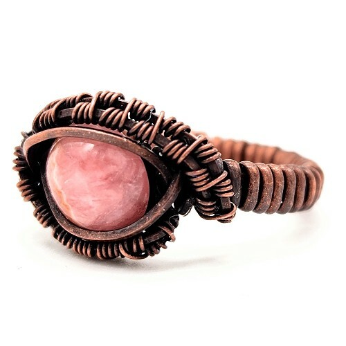 Woven Ring with Stone