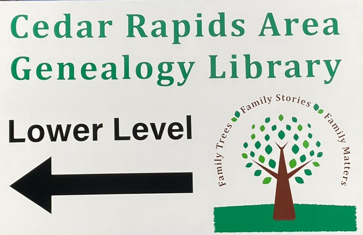 Cedar Rapids Area Genealogy Library