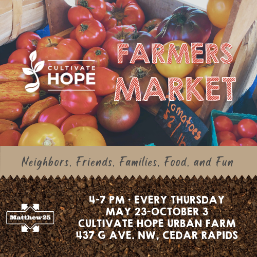 Farmers Market at Cultivate Hope Urban Farm