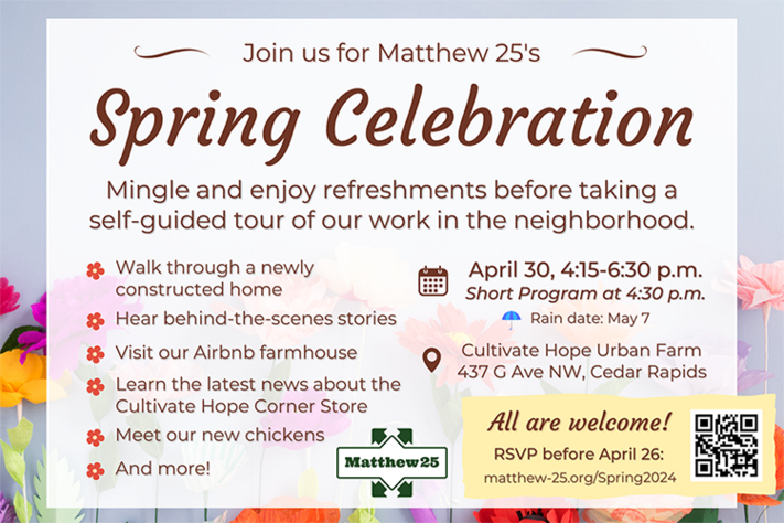 Matthew 25's Spring Celebration