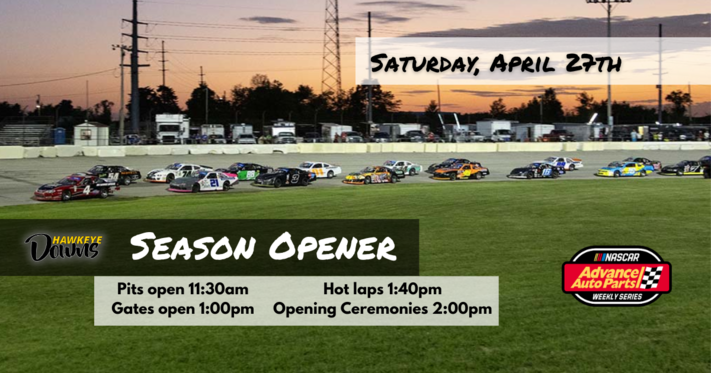 NASCAR Opening Day at Hawkeye Downs