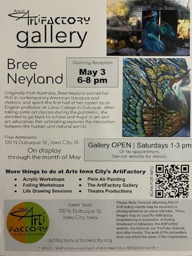 Opening Reception for Bree Neyland Art Exhibit at The ArtiFactory