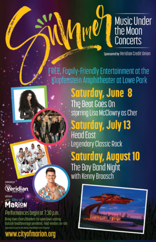 Music Under the Moon sponsored by Veridian Credit Union