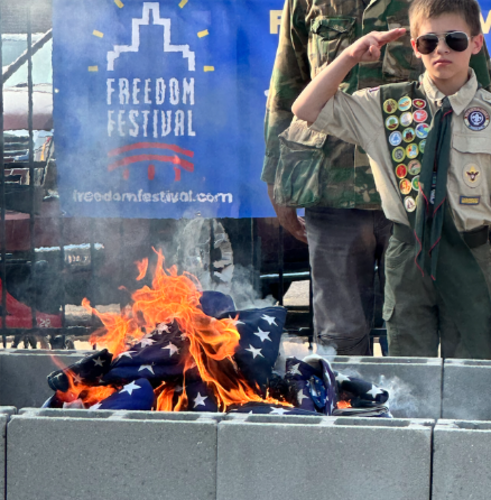 Freedom Festival Flag Retirement Ceremony