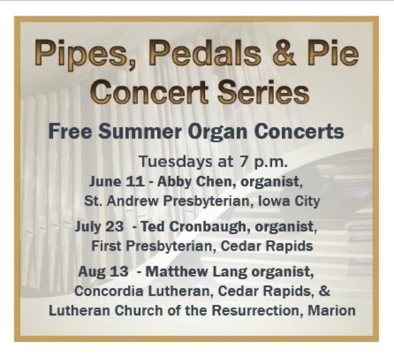 Pipes, Pedals, & Pie Organ Concert Series