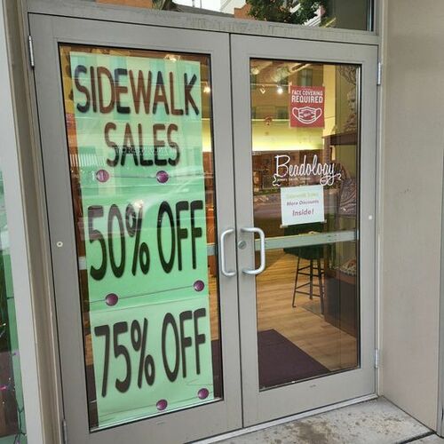 Sidewalk Sales at Beadology Iowa