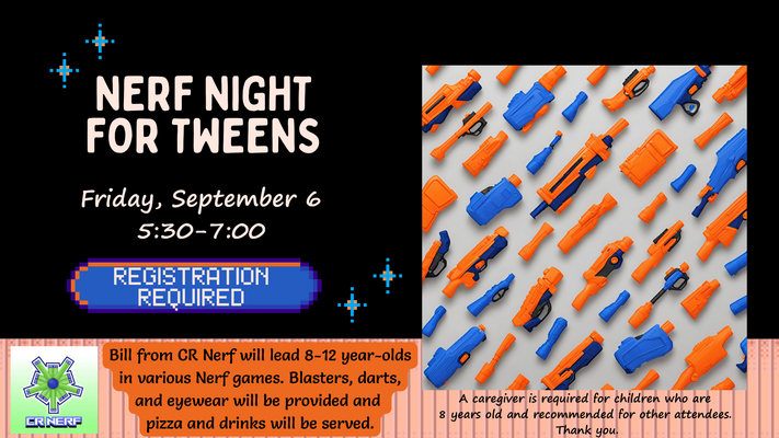 Nerf Night for Tweens