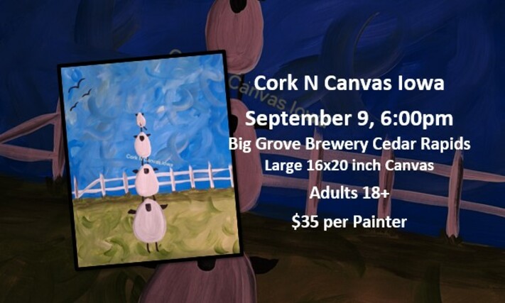 Big Grove CR - Sheep - Cork n Canvas Iowa - Sept 9