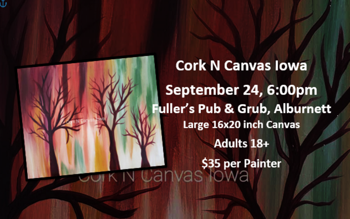 Fuller's Pub & Grub - End of Fall - CorkNCanvasIowa