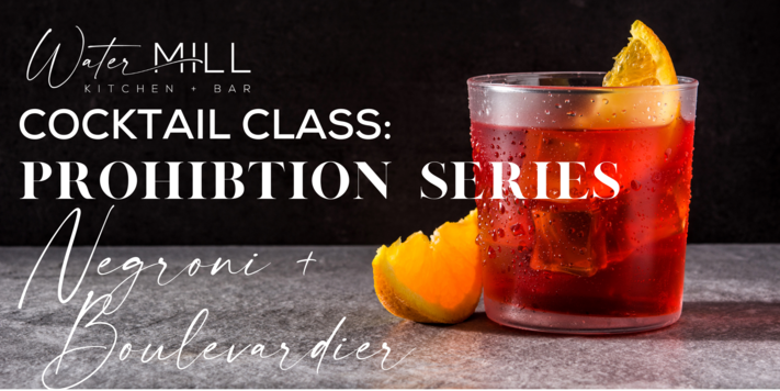 Cocktail Class | Prohibition Series: The Negroni + Boulevardier