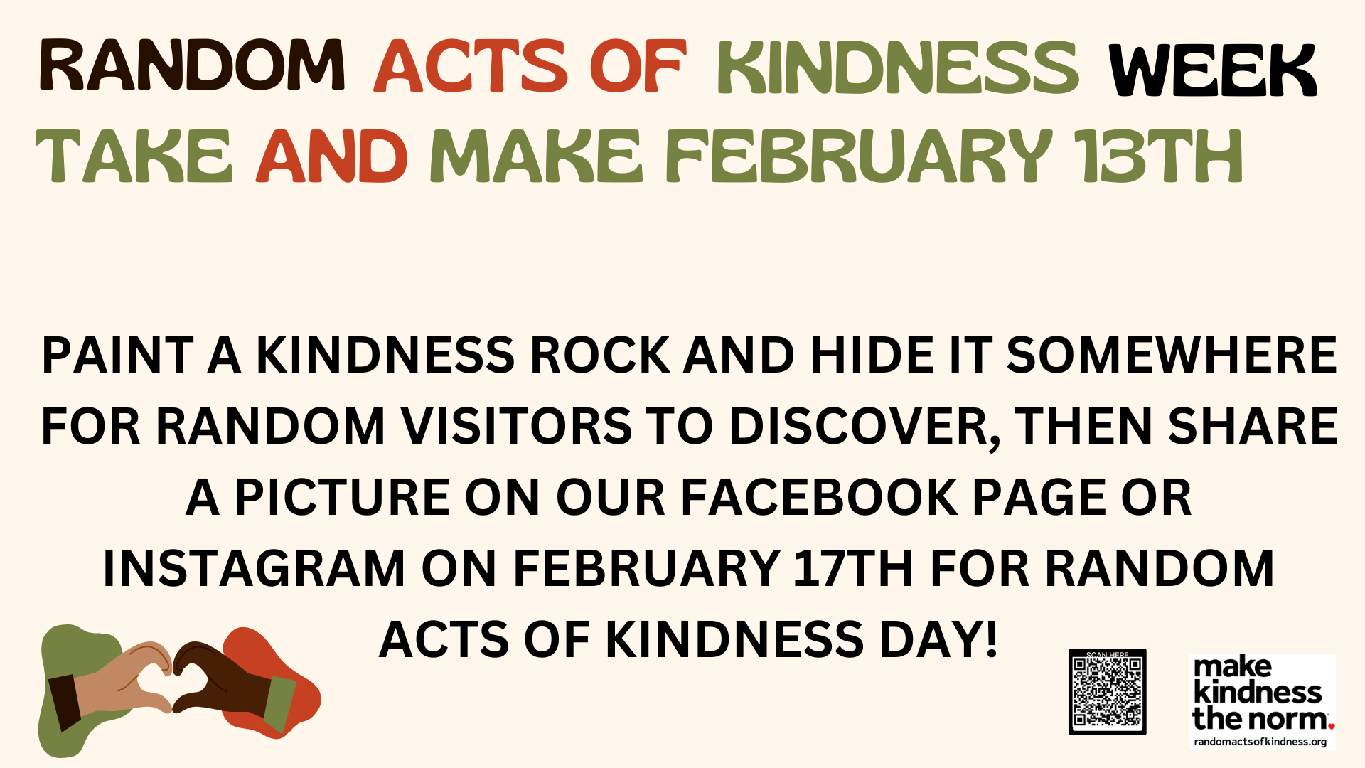 Random Acts of Kindness Week Take and Make | Hoopla