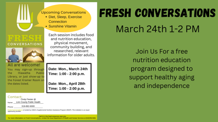 A Nutrition Education Program to Support Healthy Aging