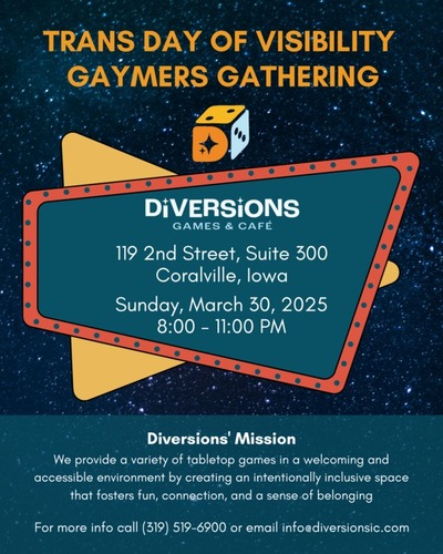 Trans Day of Visibility Gaymers Gathering