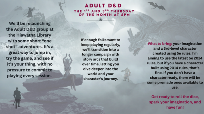 Dungeons & Dragons at the Library