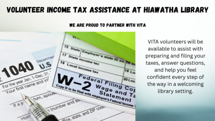 Free Volunteer Tax Assistance at the Library