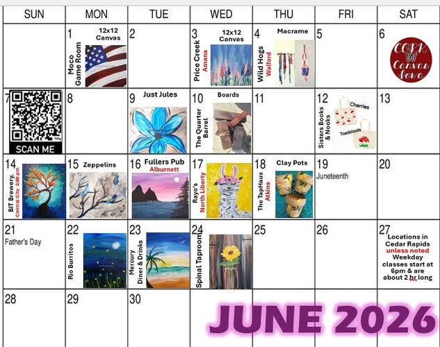 June 23 - Mercury - Summer Breeze - Cork N Canvas Iowa