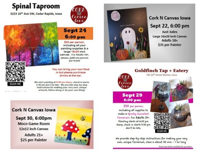 Rayo's North Liberty Barn - Oct 29, 2026 6pm - Barn - Cork N Canvas Iowa