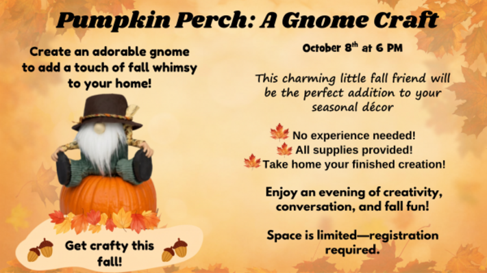 Pumpkin Perch: A Gnome Craft