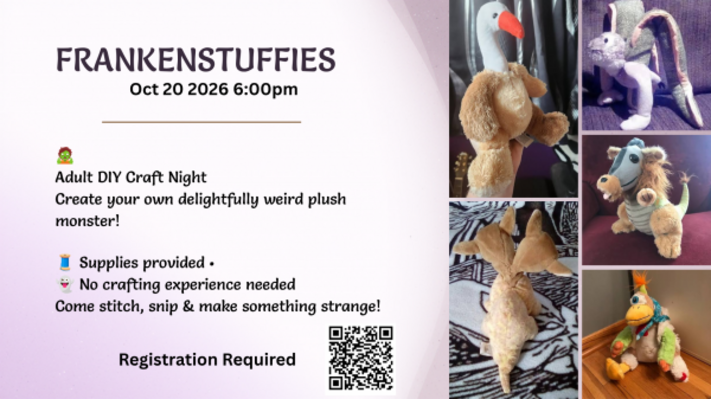 FRANKENSTUFFIES: Adult DIY Craft Night!