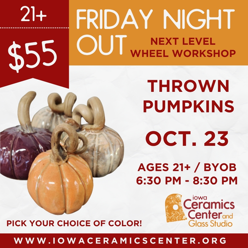 2026.10 Wheel Friday Night Out: Pumpkins- Oct. 23- 6:30 pm - 8:30 pm