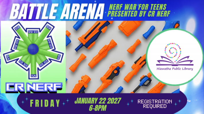 Battle Arena: Nerf War for Teens Presented by CR Nerf
