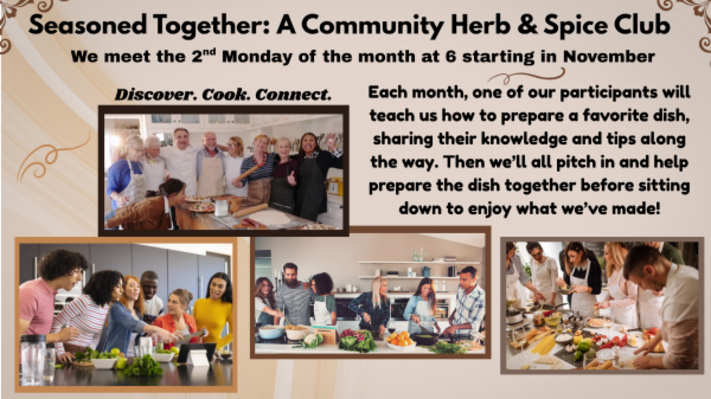 Seasoned Together: A Community Herb & Spice Club